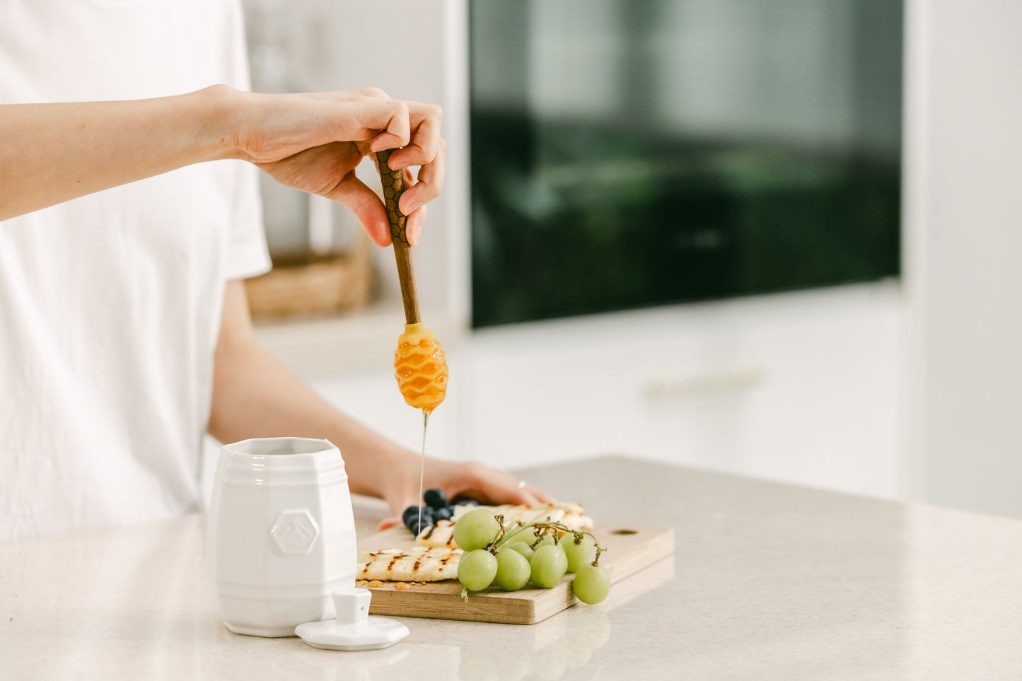 Honey Pot & Dipper Set