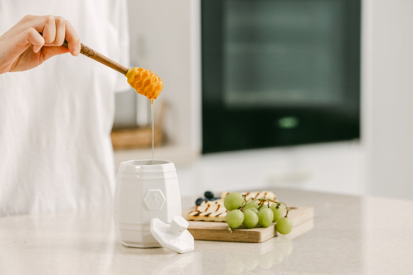 Honey Pot & Dipper Set