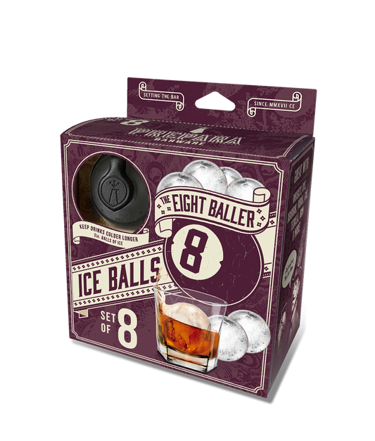 The Eight Baller: Set of 8 Ice Balls