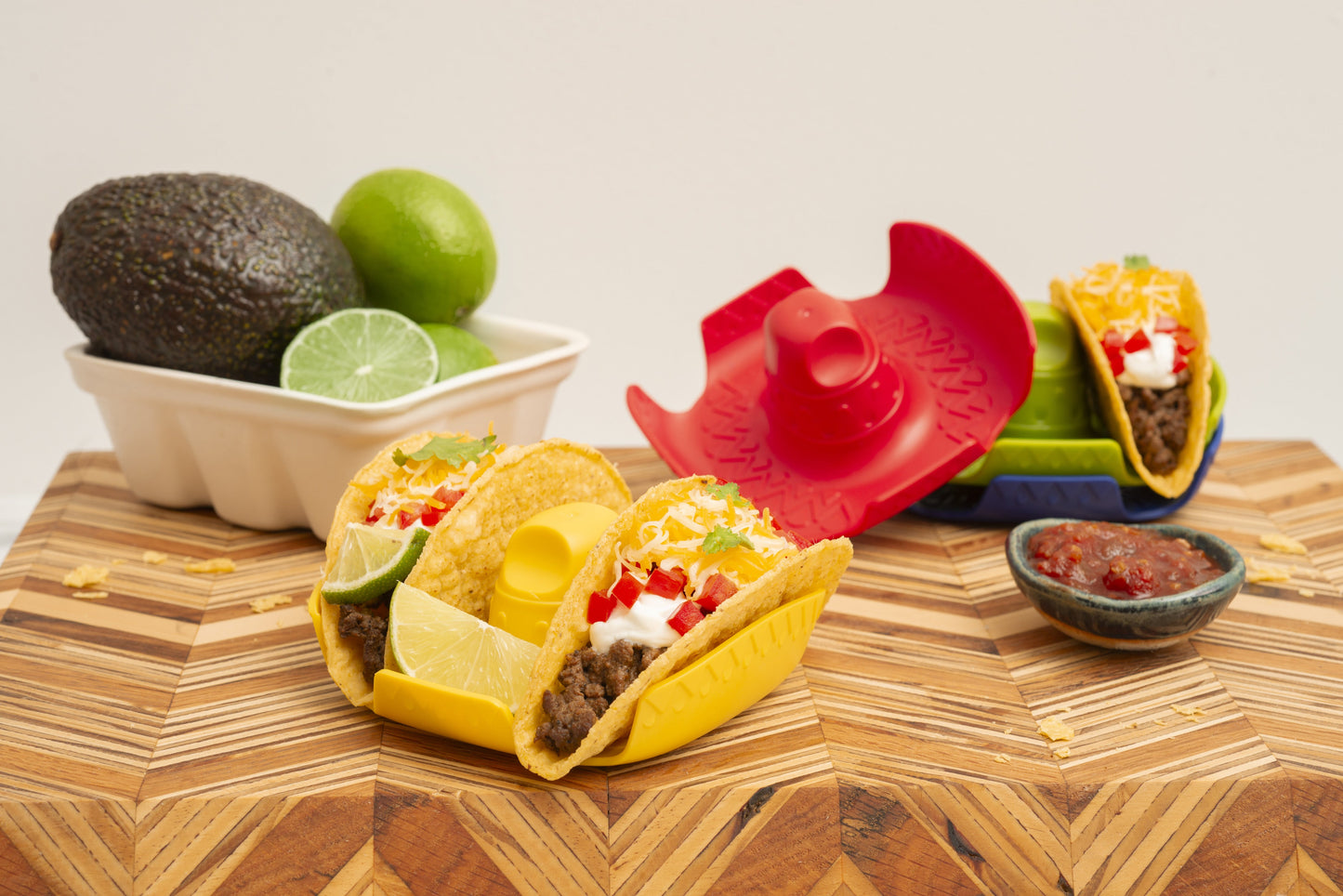 Sombrero Taco Holder - Double (4 Pack)